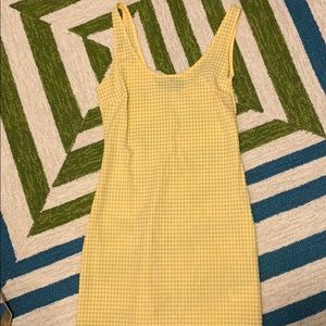 Yellow and white Urban Outfitters dress